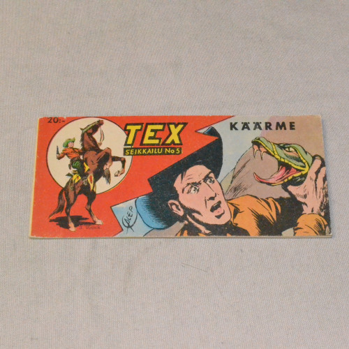 Tex liuska 05 - 1955 Käärme (3. vsk)